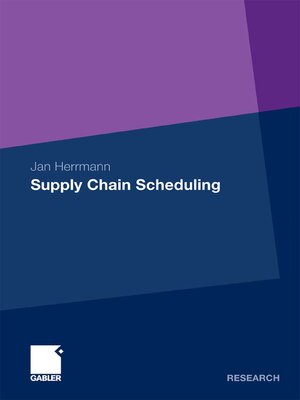 cover image of Supply Chain Scheduling